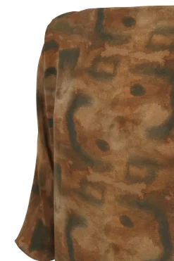 You, taiyo print silk top