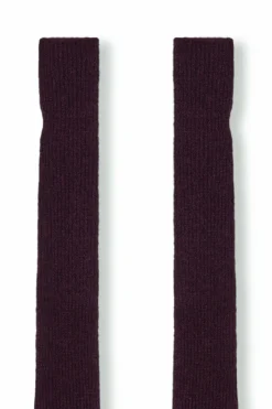 Zakia, burgundy baby alpaca arm warmers